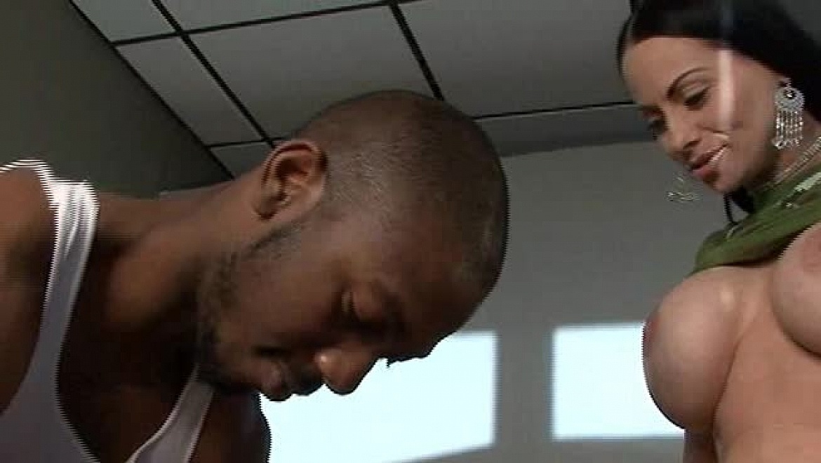 Harley Raine Interviews a Stunt Cock Video